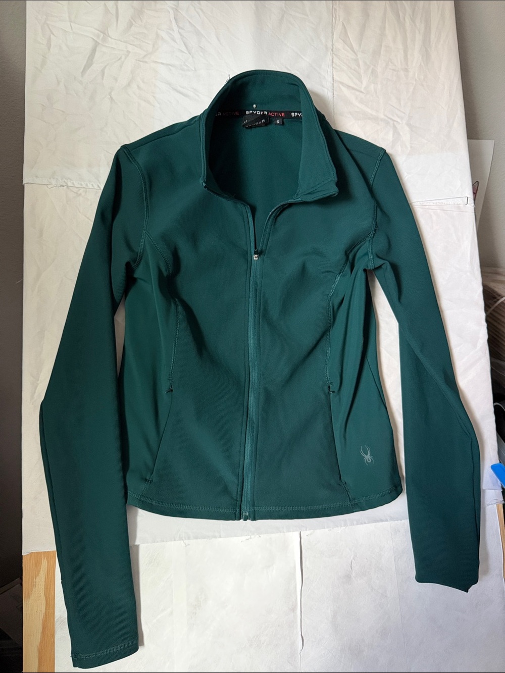 Spyder Deep Teal Full-Zip Utility Jacket